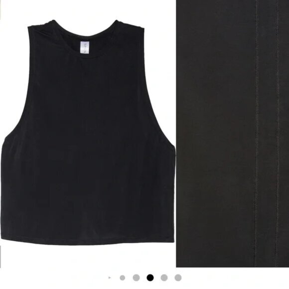 SPANX Go Lightly Crop Tank L Black - Picture 4 of 16